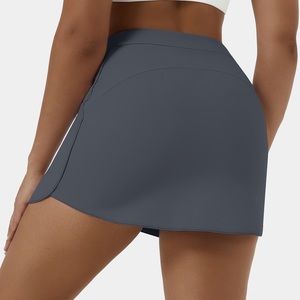 Halara Everyday Side Pocket 2-in-1 Pickleball/Golf Skirt with shorts